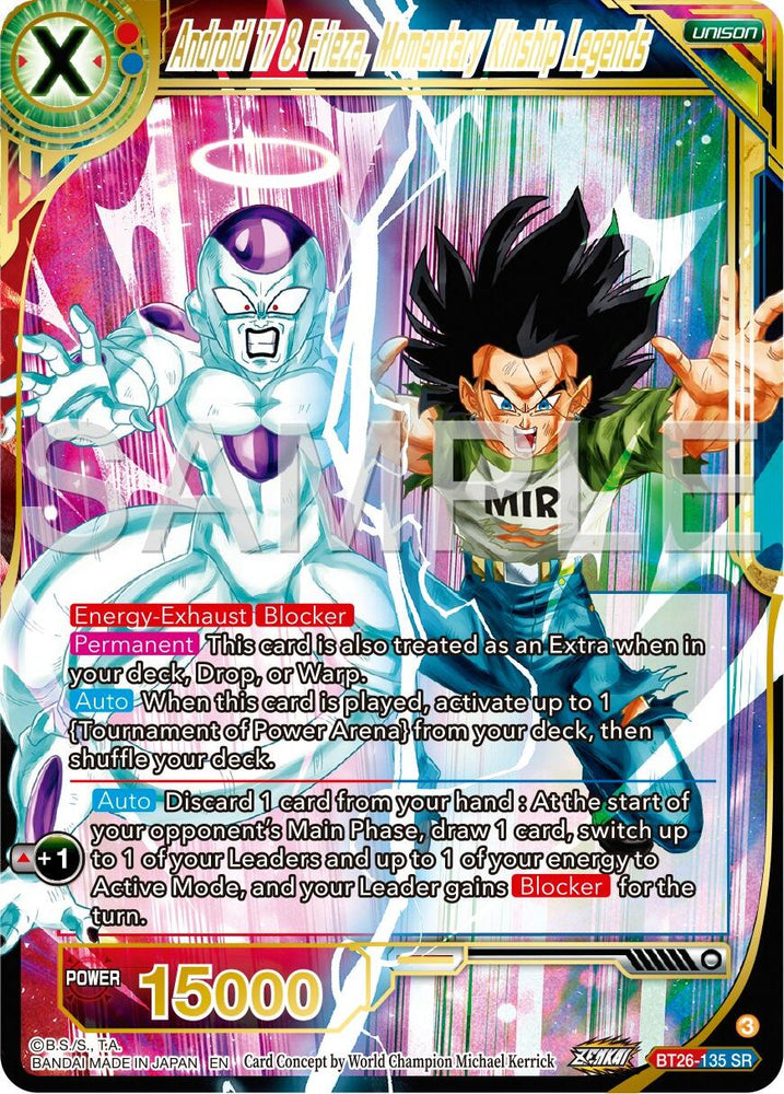 Android 17 & Frieza, Momentary Kinship Legends (BT26-135) [Ultimate Advent] - PokeCharles PokeStore