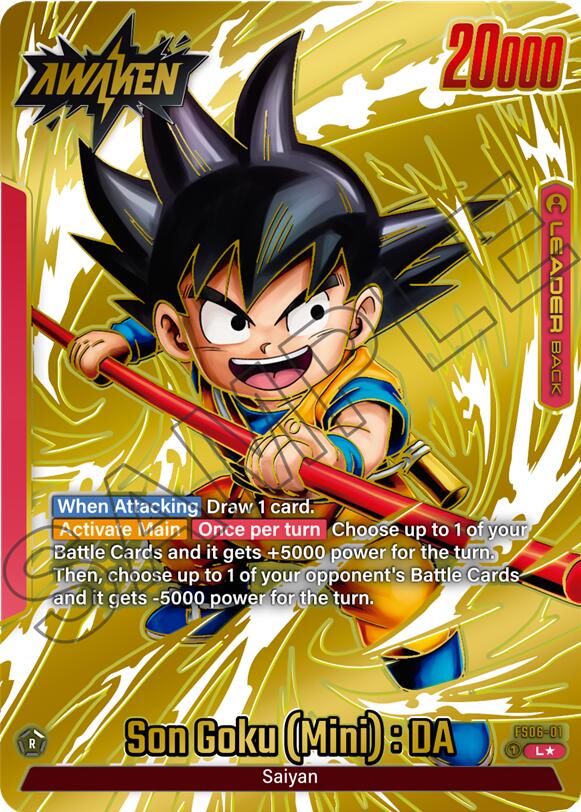 Son Goku (Mini) : DA (Gold) [Fusion World Tournament Cards] - PokeCharles PokeStore