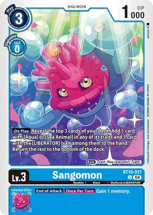 Sangomon [BT19-017] [Release Special Booster Ver.2.0] - PokeCharles PokeStore