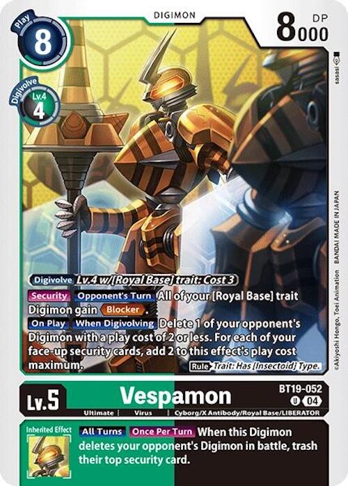 Vespamon [BT19-052] [Release Special Booster Ver.2.0] - PokeCharles PokeStore