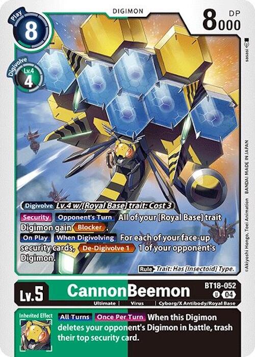 CannonBeemon [BT18-052] [Release Special Booster Ver.2.0] - PokeCharles PokeStore