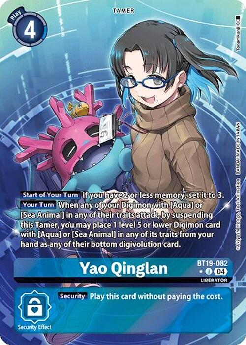 Yao Qinglan [BT19-082] (Alternate Art) [Release Special Booster Ver.2.0] - PokeCharles PokeStore