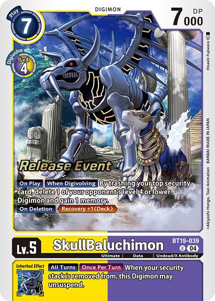 SkullBaluchimon [BT19-039] [Release Special Booster Ver.2.0 Promos] - PokeCharles PokeStore