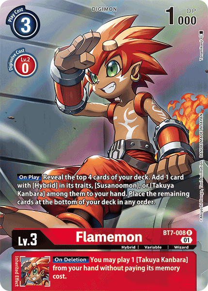 Flamemon [BT7-008] (Alternate Art) [Next Adventure] - PokeCharles PokeStore