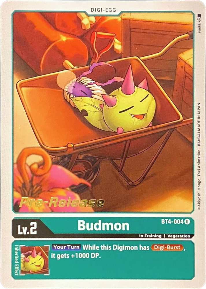 Budmon [BT4-004] [Great Legend Pre-Release Promos] - PokeCharles PokeStore