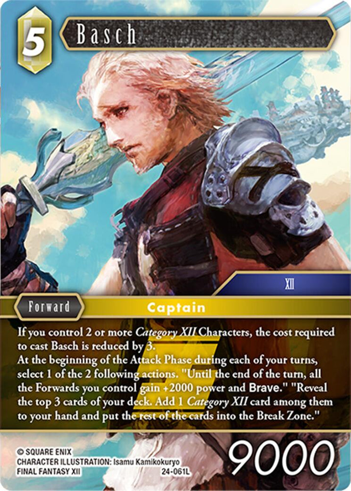 Basch [Hidden Legends] - PokeCharles PokeStore