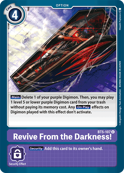 Revive From the Darkness! [BT5-107] [Battle of Omni] - PokeCharles PokeStore