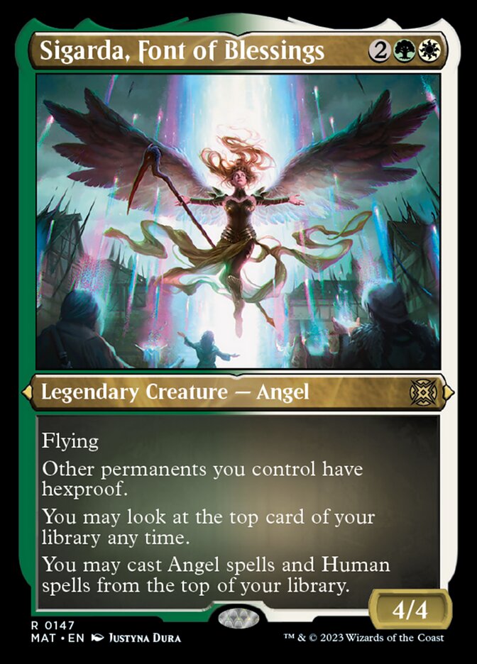 Sigarda, Font of Blessings (Foil Etched) [March of the Machine: The Aftermath] - PokeCharles PokeStore