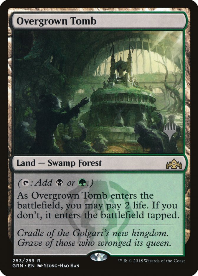 Overgrown Tomb (Promo Pack) [Guilds of Ravnica Promos] - PokeCharles PokeStore