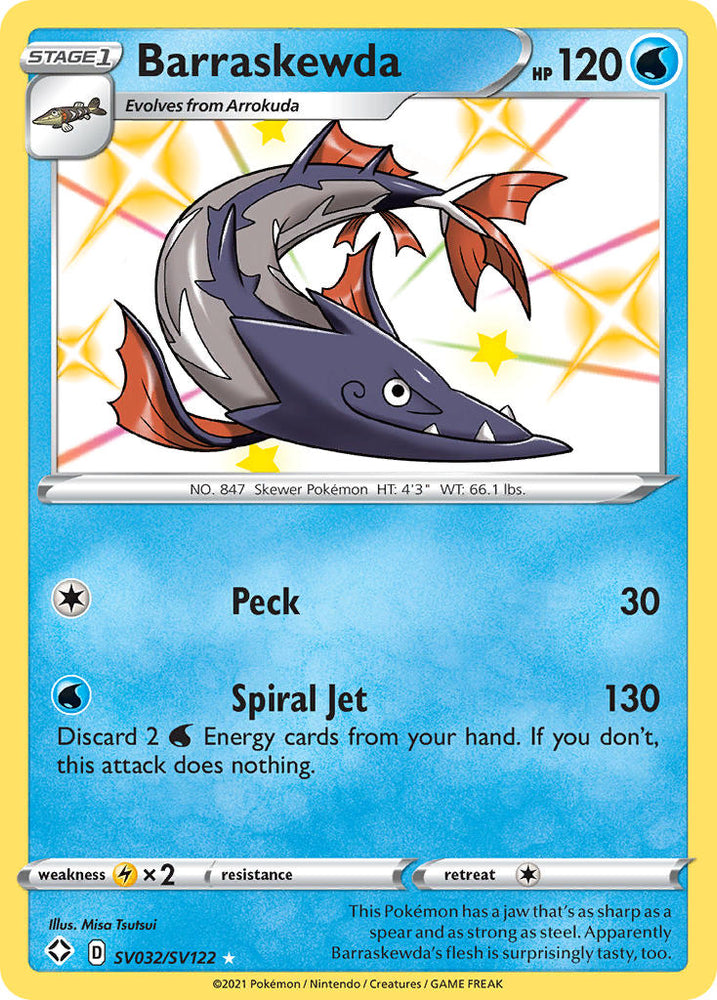 Barraskewda (SV032/SV122) [Sword & Shield: Shining Fates] - PokeCharles PokeStore