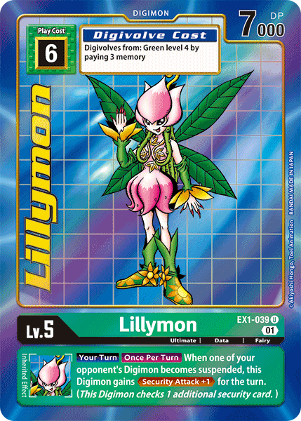 Lillymon [EX1-039] (Alternate Art) [Classic Collection] - PokeCharles PokeStore