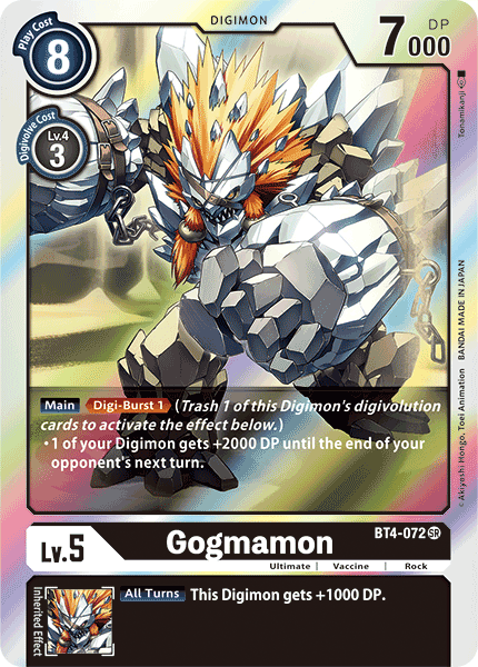 Gogmamon [BT4-072] [Great Legend] - PokeCharles PokeStore