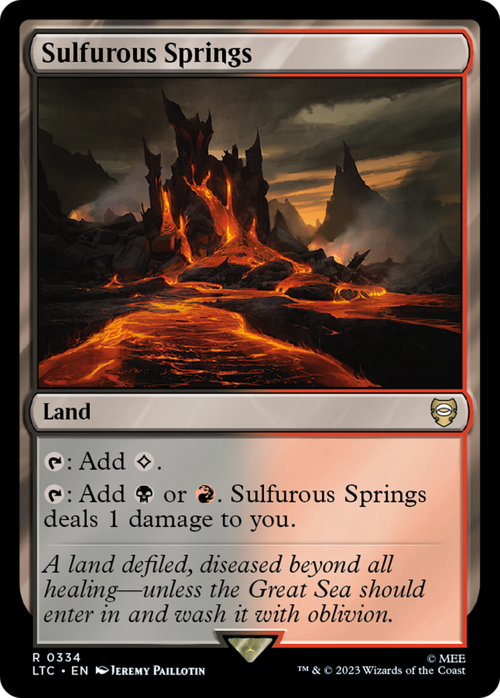 Sulfurous Springs [The Lord of the Rings: Tales of Middle-Earth Commander] - PokeCharles PokeStore