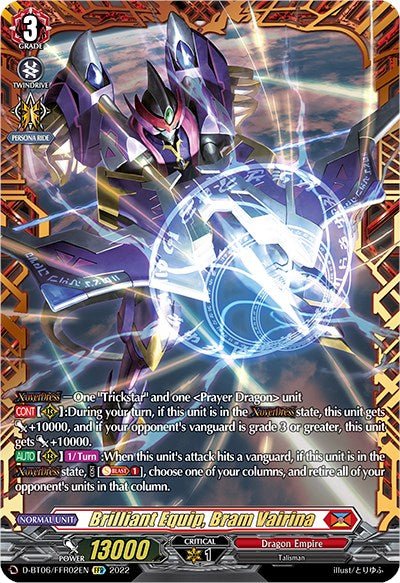 Brilliant Equip, Bram Vairina (D-BT06/FFR02EN) [Blazing Dragon Reborn]