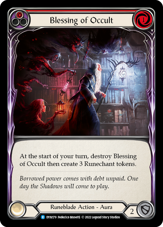 Blessing of Occult (Red) [DYN179] (Dynasty) - PokeCharles PokeStore