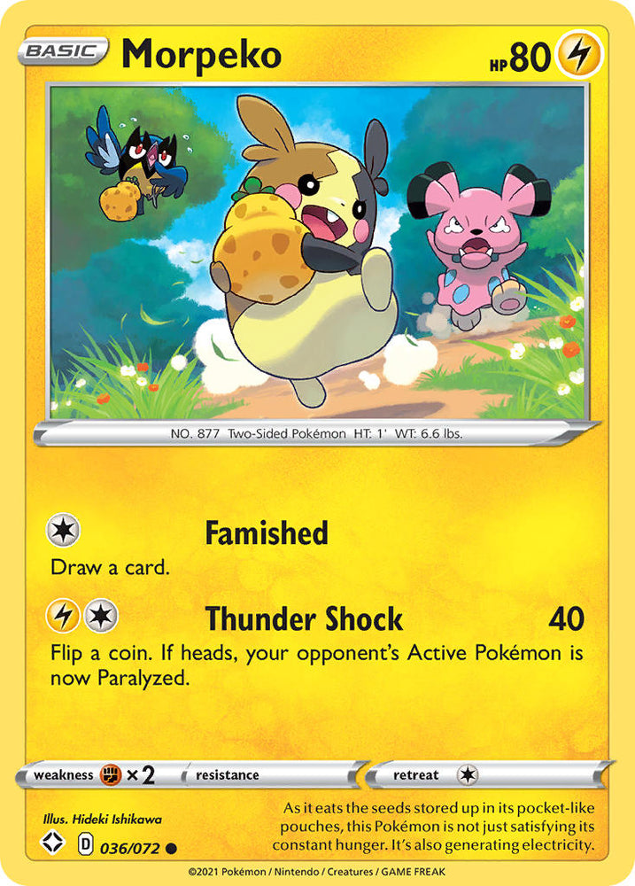 Morpeko (036/072) [Sword & Shield: Shining Fates] - PokeCharles PokeStore