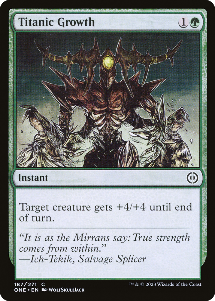 Titanic Growth [Phyrexia: All Will Be One] - PokeCharles PokeStore