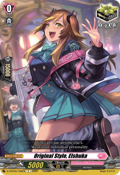Original Style, Elshuka (D-LBT03/100EN) [Lyrical Monasterio: Summertime Memories!] - PokeCharles PokeStore