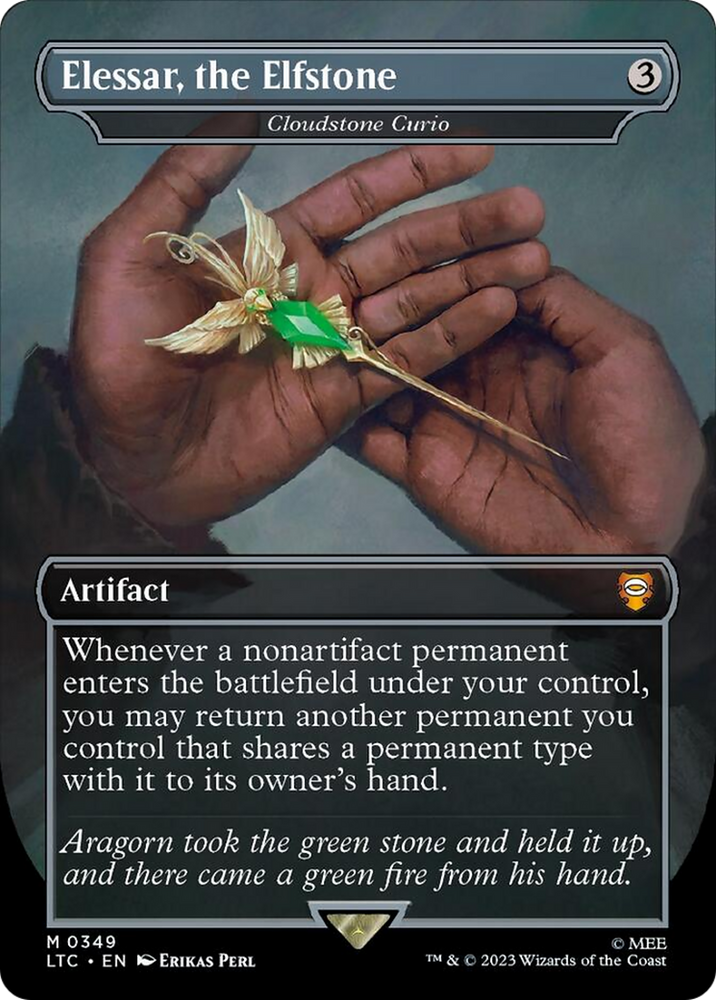 Cloudstone Curio - Elessar, the Elfstone [The Lord of the Rings: Tales of Middle-Earth Commander] - PokeCharles PokeStore