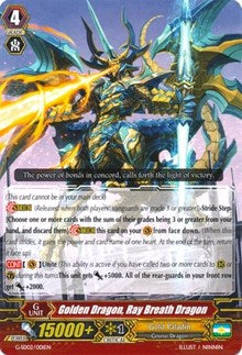 Golden Dragon, Ray Breath Dragon (G-SD02/001EN) [G-Start Deck 2: Knight of the Sun] - PokeCharles PokeStore