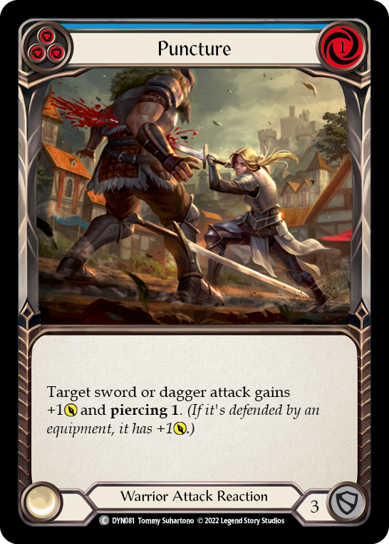 Puncture (Blue) [DYN081] (Dynasty) - PokeCharles PokeStore