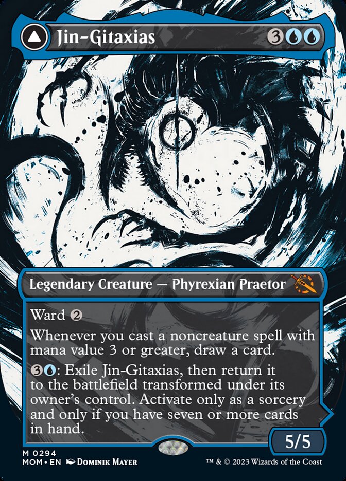 Jin-Gitaxias // The Great Synthesis (Showcase Planar Booster Fun) [March of the Machine] - PokeCharles PokeStore
