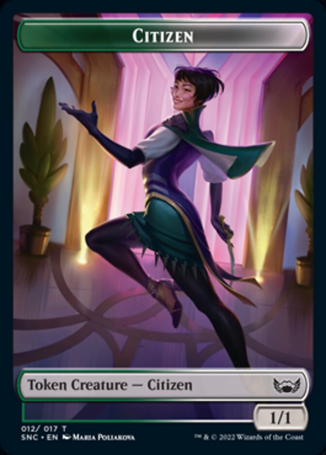 Devil // Citizen Double-Sided Token [Streets of New Capenna Tokens] - PokeCharles PokeStore
