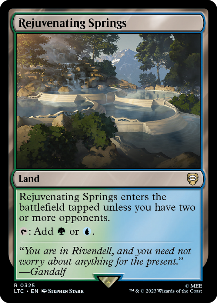 Rejuvenating Springs [The Lord of the Rings: Tales of Middle-Earth Commander] - PokeCharles PokeStore