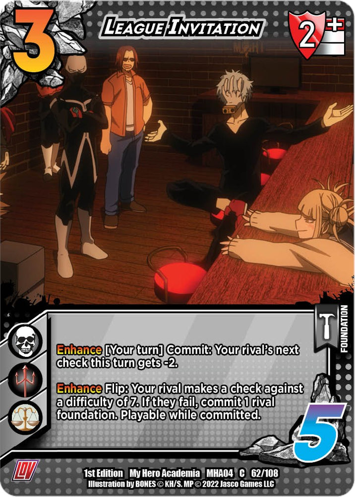 League Invitation [League of Villains] - PokeCharles PokeStore