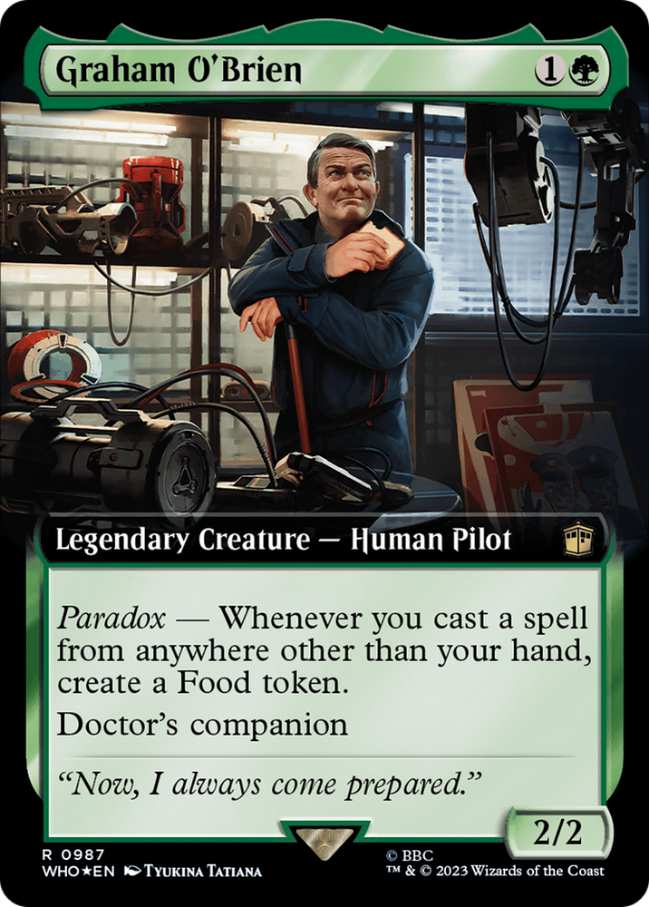 Graham O'Brien (Extended Art) (Surge Foil) [Doctor Who] - PokeCharles PokeStore