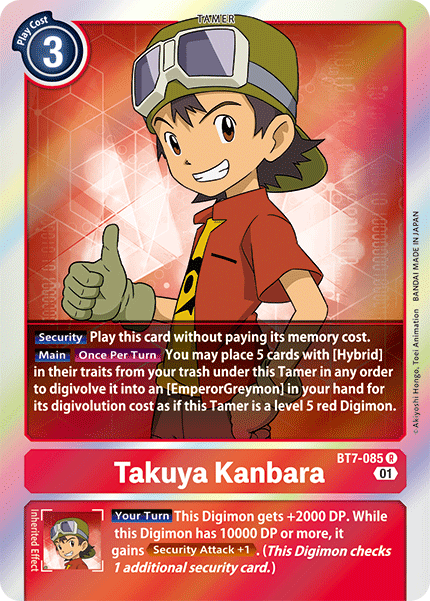 Takuya Kanbara [BT7-085] [Next Adventure] - PokeCharles PokeStore