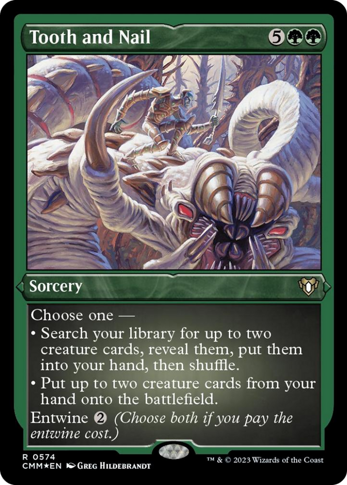 Tooth and Nail (Foil Etched) [Commander Masters] - PokeCharles PokeStore