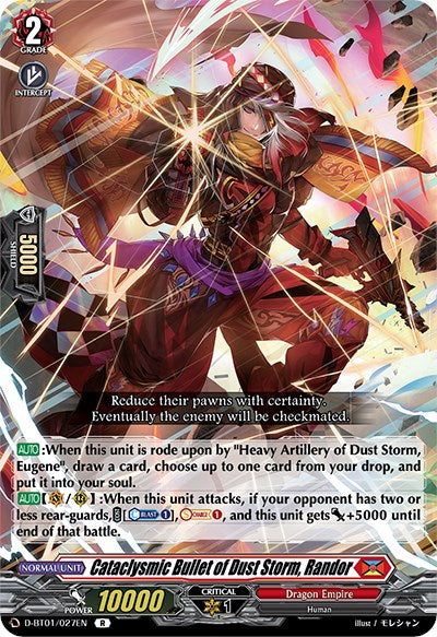 Cataclysmic Bullet of Dust Storm, Randor (D-BT01/027EN) [Genesis of the Five Greats] - PokeCharles PokeStore