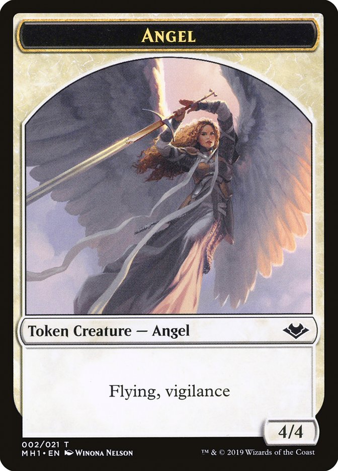 Shapeshifter (001) // Angel (002) Double-Sided Token [Modern Horizons Tokens] - PokeCharles PokeStore