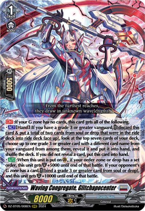 Waving Congregate, Glitchapocenter (DZ-BT05/008EN) [Omniscient Awakening] - PokeCharles PokeStore