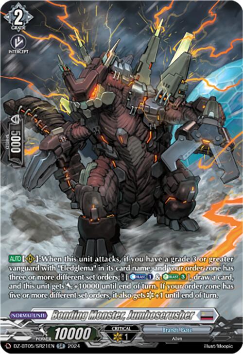 Bonding Monster, Jumboscrusher (DZ-BT05/SR21EN) [Omniscient Awakening] - PokeCharles PokeStore