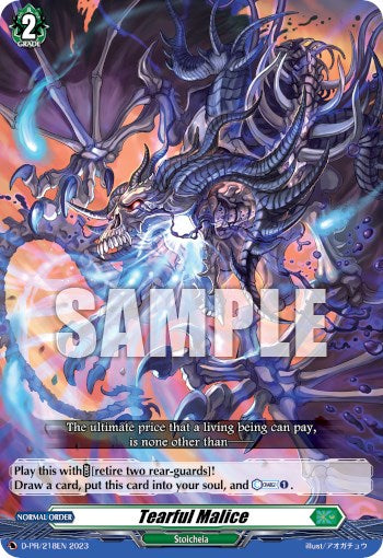 Tearful Malice (D-PR-/218EN) [D Promo Cards] - PokeCharles PokeStore