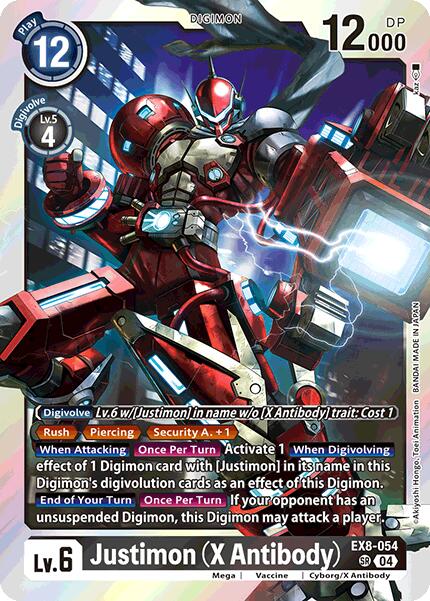 Justimon (X Antibody) [EX8-054] [Chain of Liberation] - PokeCharles PokeStore