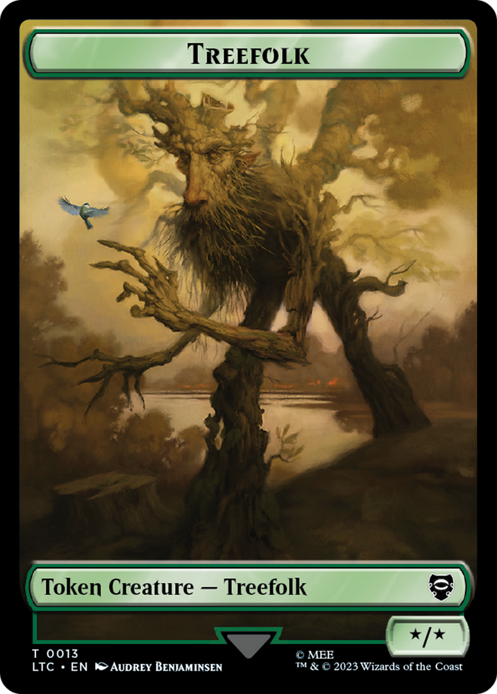 Treefolk // Food Token [The Lord of the Rings: Tales of Middle-Earth Commander Tokens] - PokeCharles PokeStore