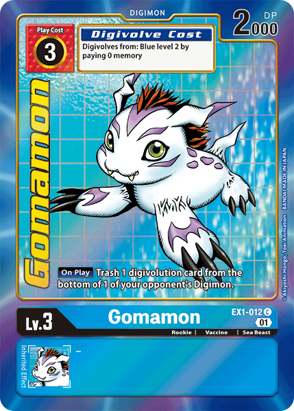 Gomamon [EX1-012] (Alternate Art) [Classic Collection] - PokeCharles PokeStore