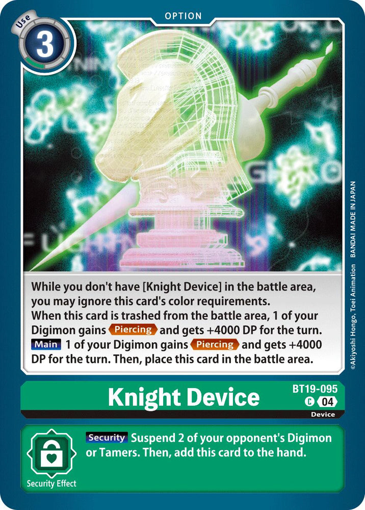 Knight Device [BT19-095] [Release Special Booster Ver.2.5] - PokeCharles PokeStore