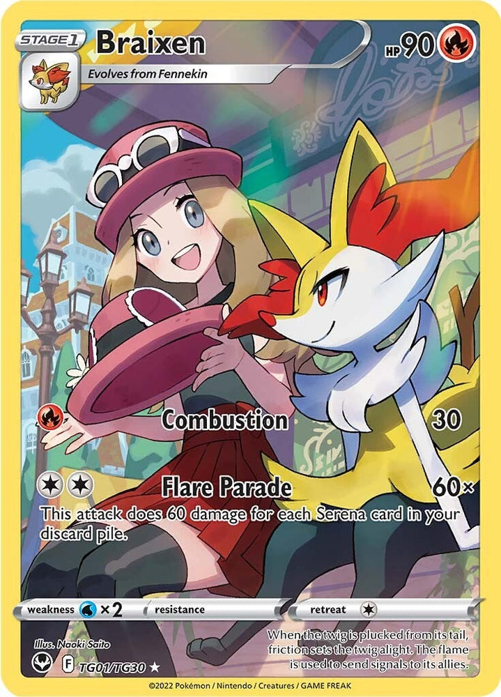 Braixen (TG01/TG30) [Sword & Shield: Silver Tempest] - PokeCharles PokeStore