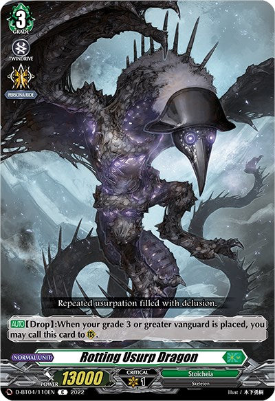 Rotting Usurp Dragon (D-BT04/110EN) [Awakening of Chakrabarthi] - PokeCharles PokeStore