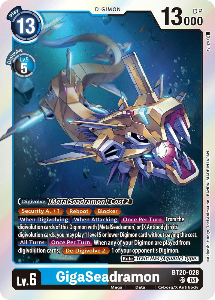 GigaSeadramon [BT20-028] [Release Special Booster Ver.2.5] - PokeCharles PokeStore