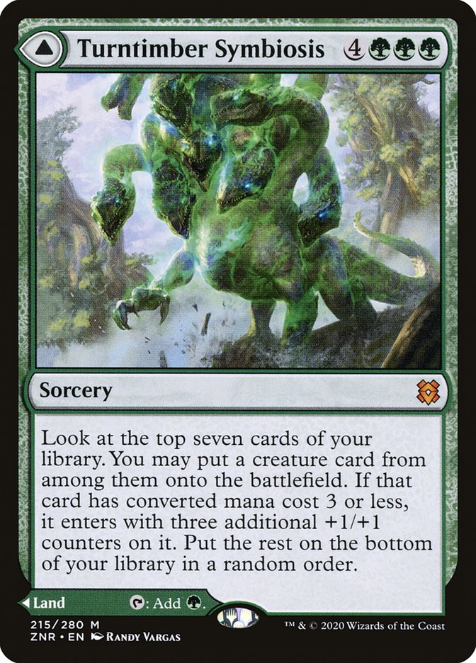 Turntimber Symbiosis // Turntimber, Serpentine Wood [Zendikar Rising] - PokeCharles PokeStore
