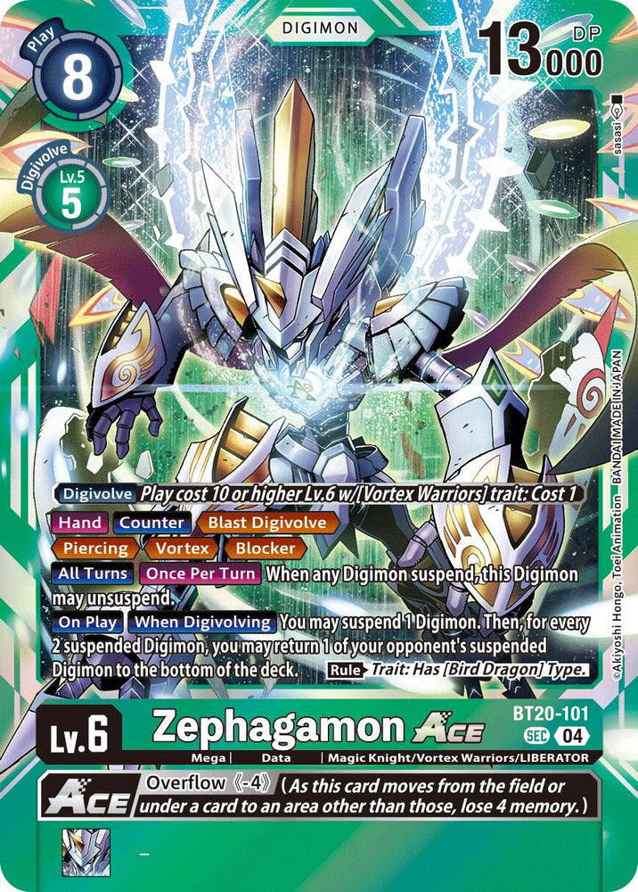Zephagamon ACE [BT20-101] [Release Special Booster Ver.2.5] - PokeCharles PokeStore