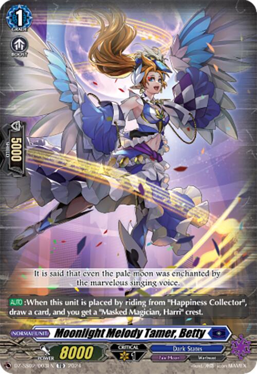 Moonlight Melody Tamer, Betty (DZ-SS02/003EN) [Stride Deckset -Harri-] - PokeCharles PokeStore