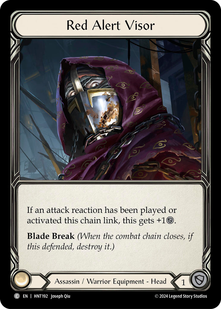 Red Alert Visor [HNT192] (The Hunted) - PokeCharles PokeStore