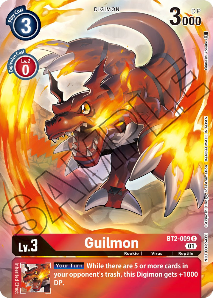 Guilmon [BT2-009] (Tamer's Card Set 1) [Release Special Booster Promos] - PokeCharles PokeStore