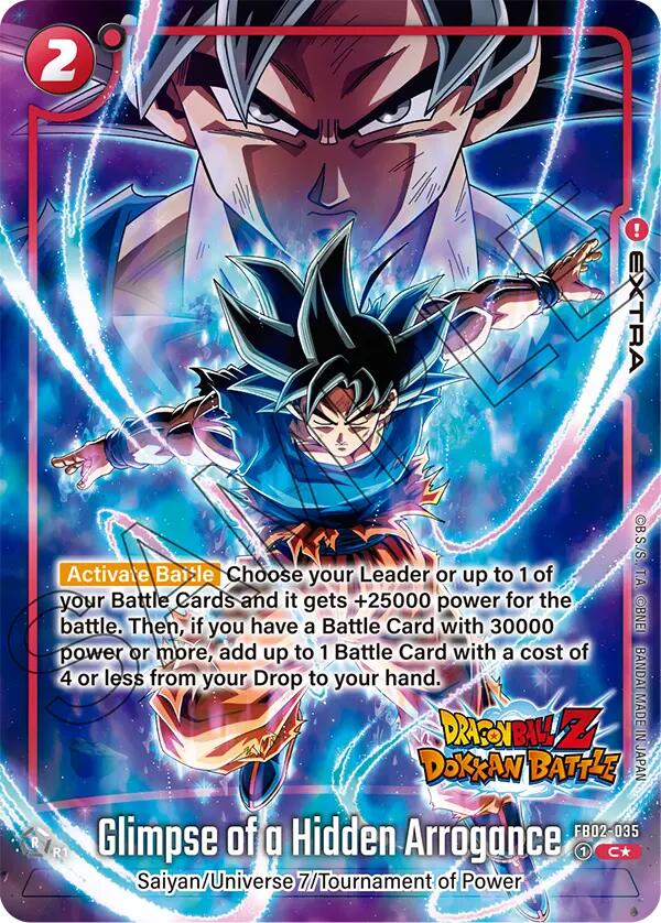 Glimpse of a Hidden Arrogance (Dragon Ball Z Dokkan Battle Alternate Art) [Blazing Aura] - PokeCharles PokeStore